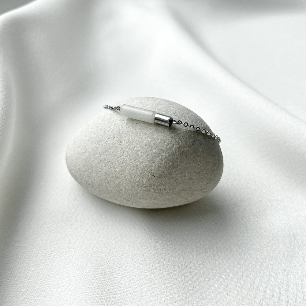 Natural stones minimal bracelets_stainless steel