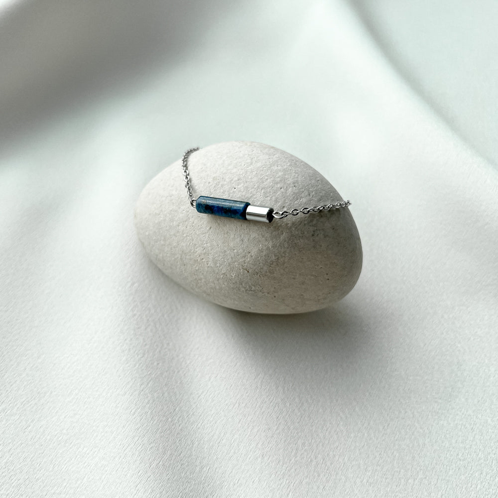 Natural stones minimal bracelets_stainless steel