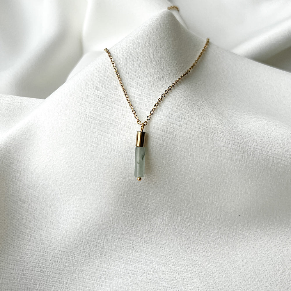 Aventurine chain necklace