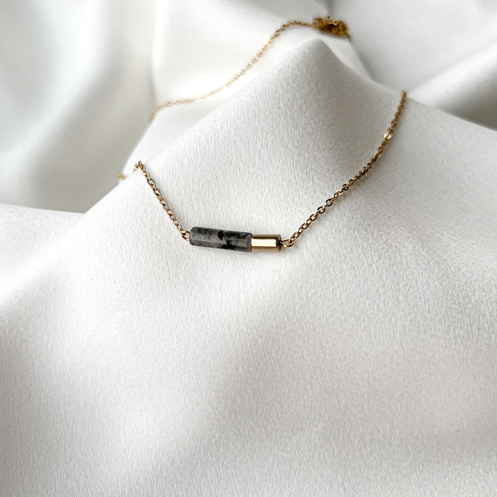 Lavrikite chain necklace