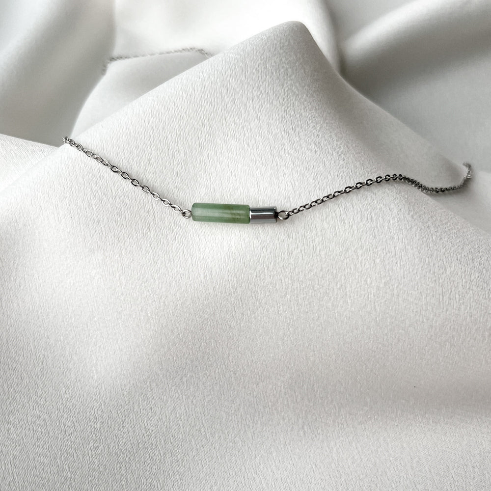 Aventurine chain necklace