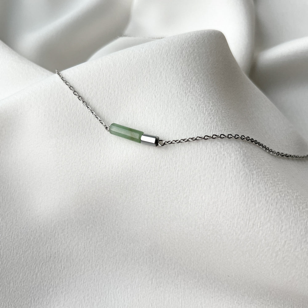 Aventurine chain necklace