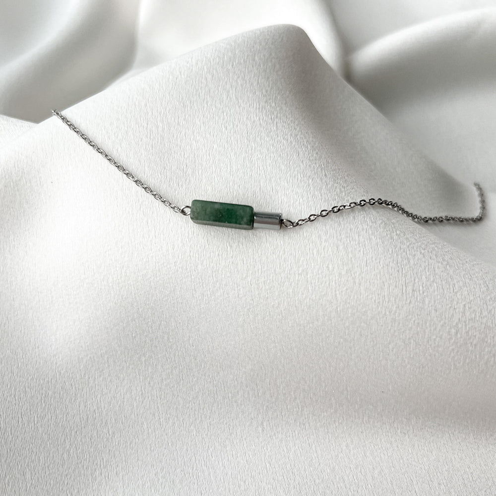 Jade chain necklace