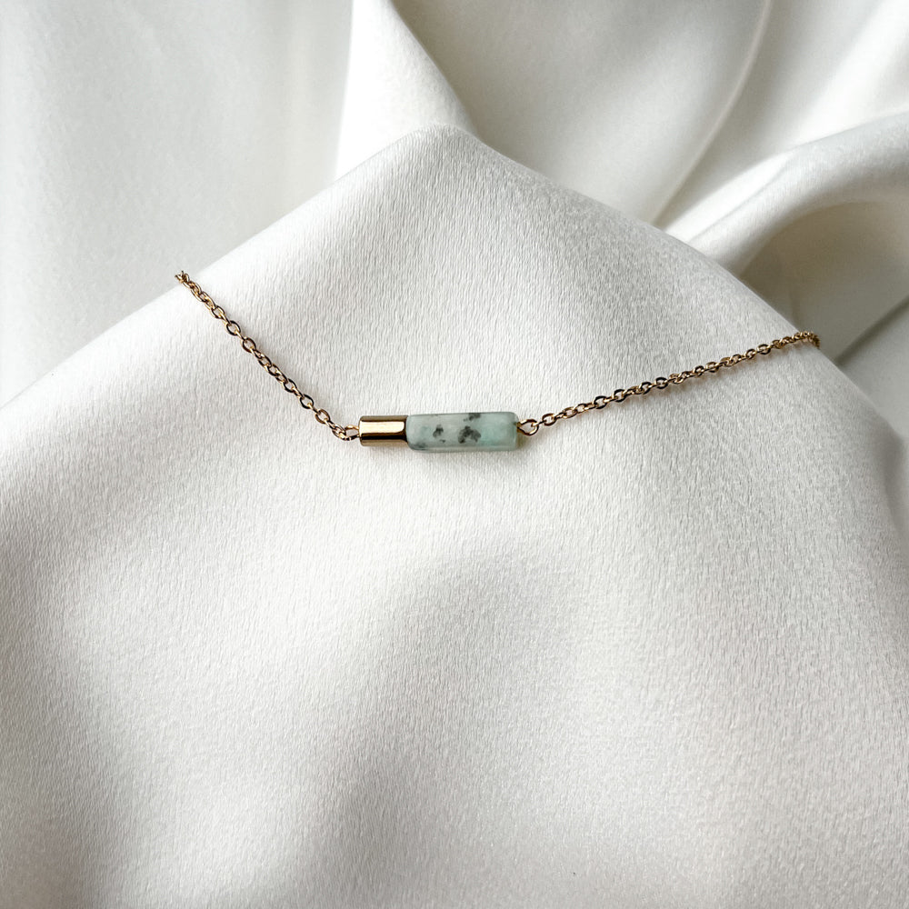 Jasper chain necklace