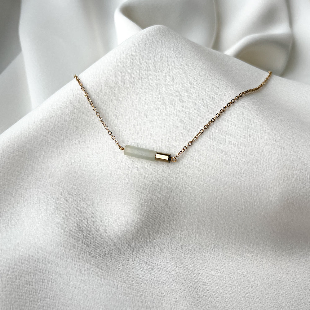 Amazonite chain necklace