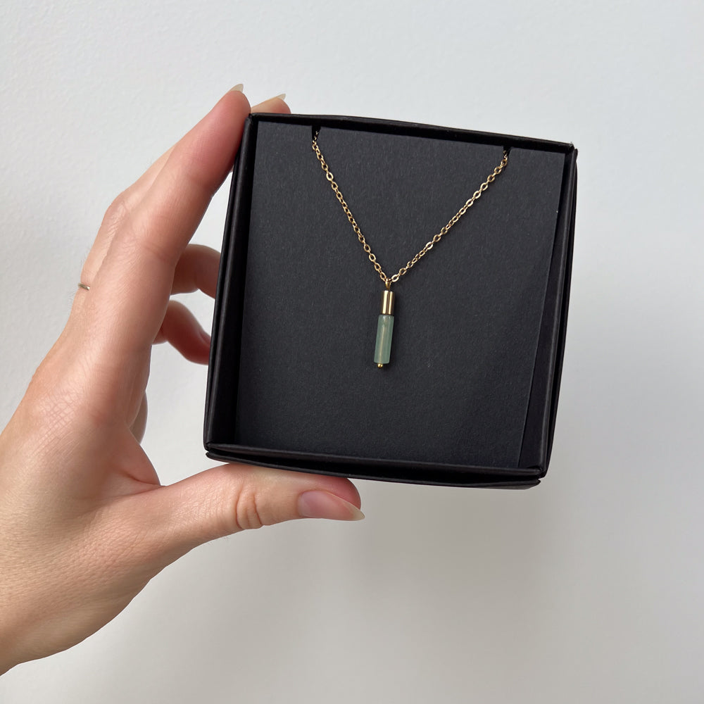 Aventurine chain necklace