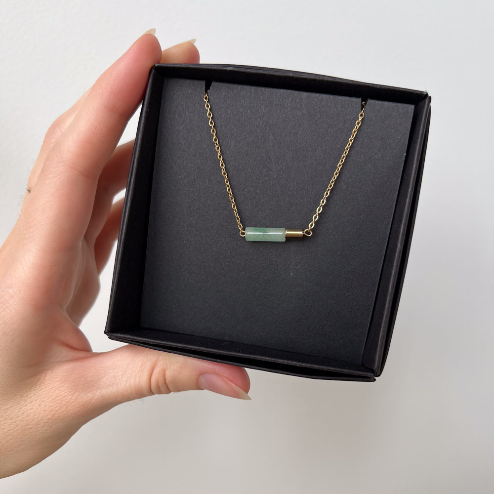 Aventurine chain necklace