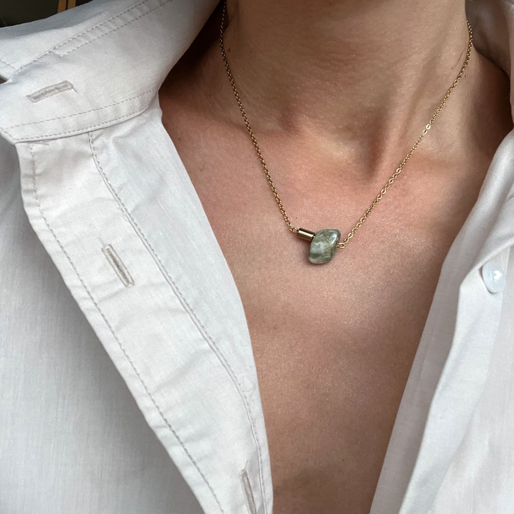 Eagle eye stone chain necklace