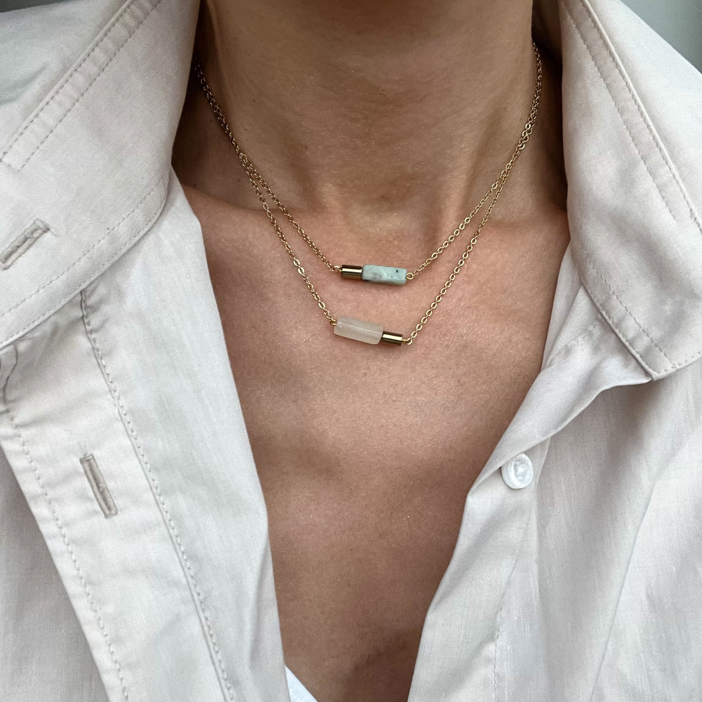 Jasper chain necklace
