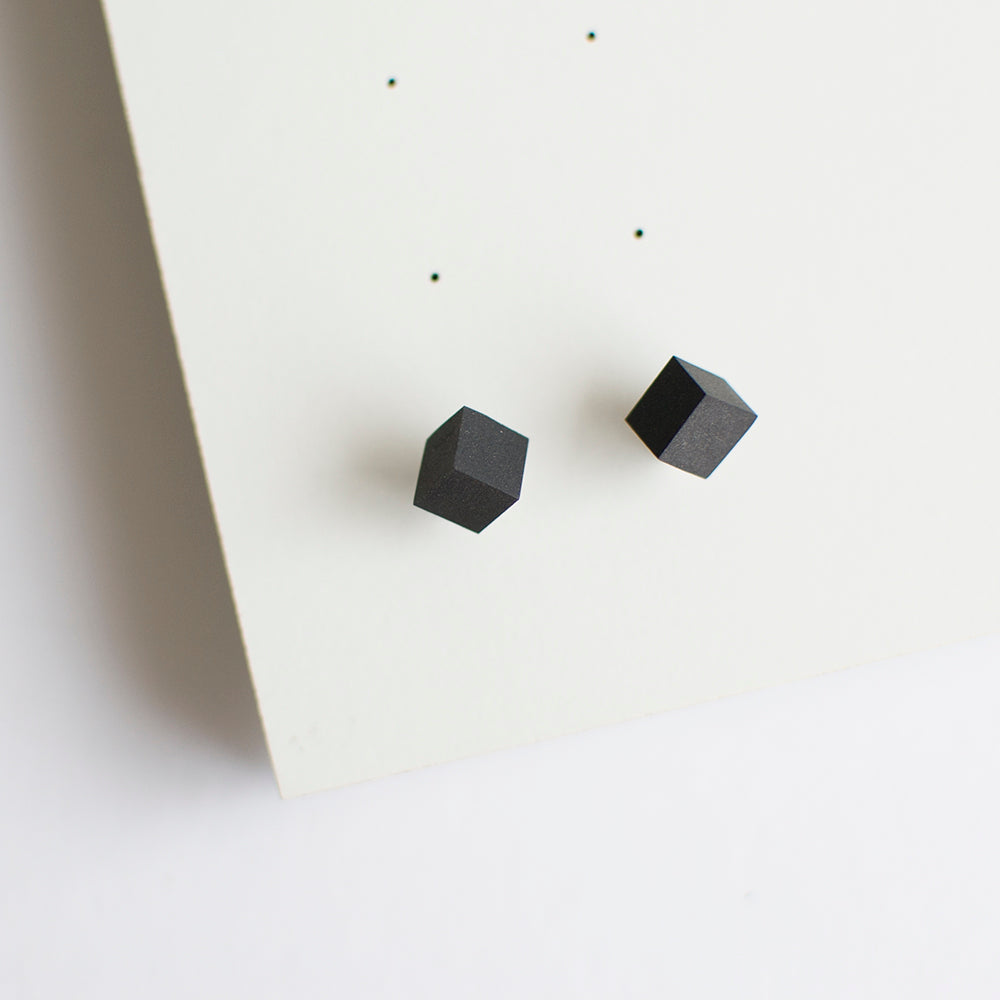 Geometric earrings - KUB_black