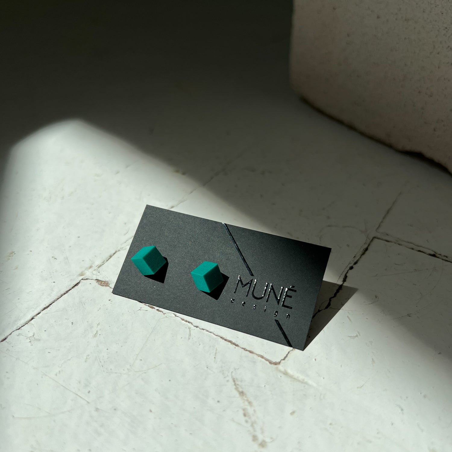 Geometric earrings - KUB_black