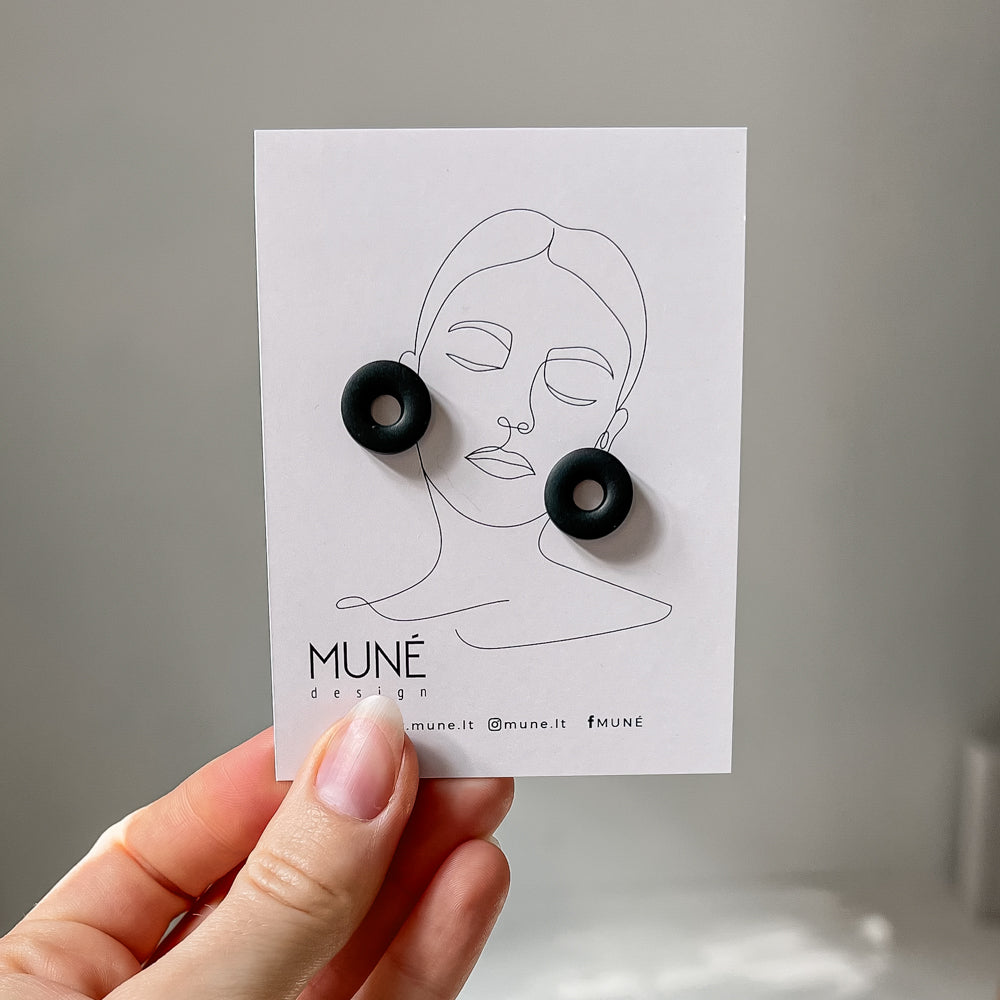 Hand shaped stud earrings | Zoe