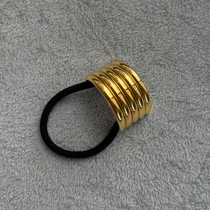 Gold colour hair tie