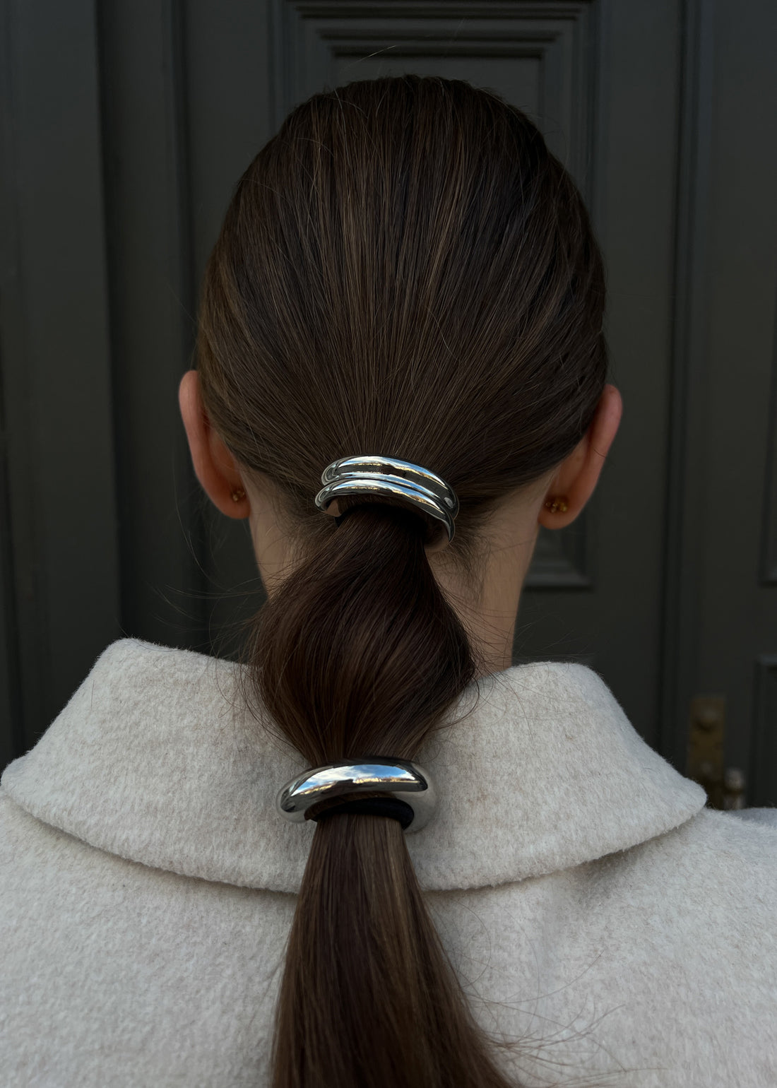 Elegant Stainless steel hair tie