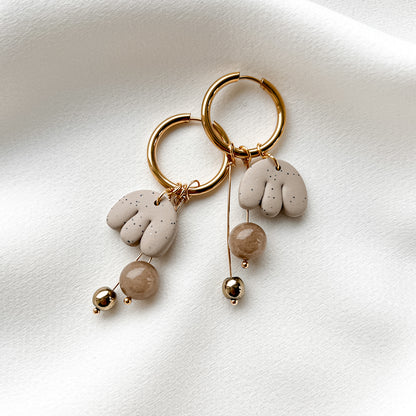 Hoop Earrings | Blossom_sand