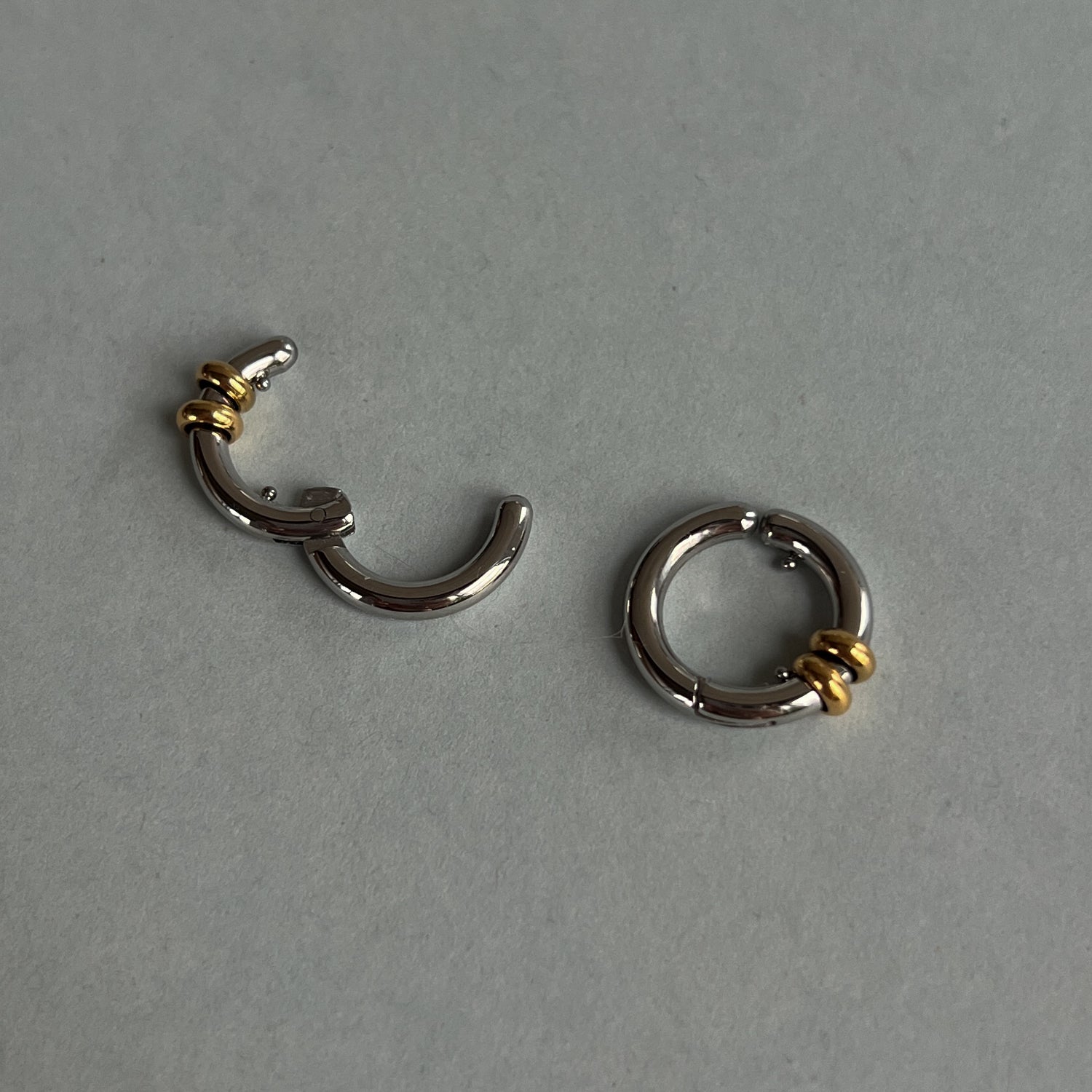 Silver colour ear cuff