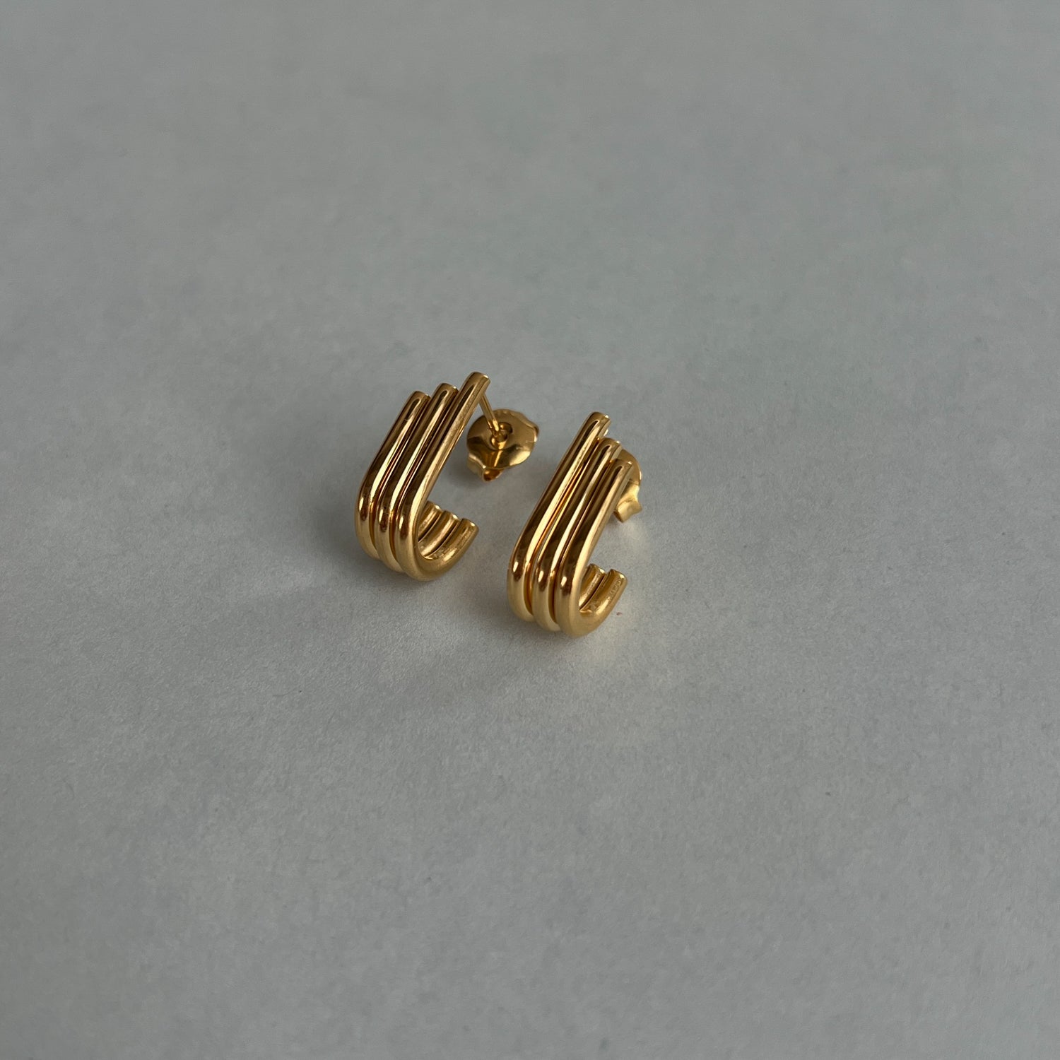 Gold colour studs