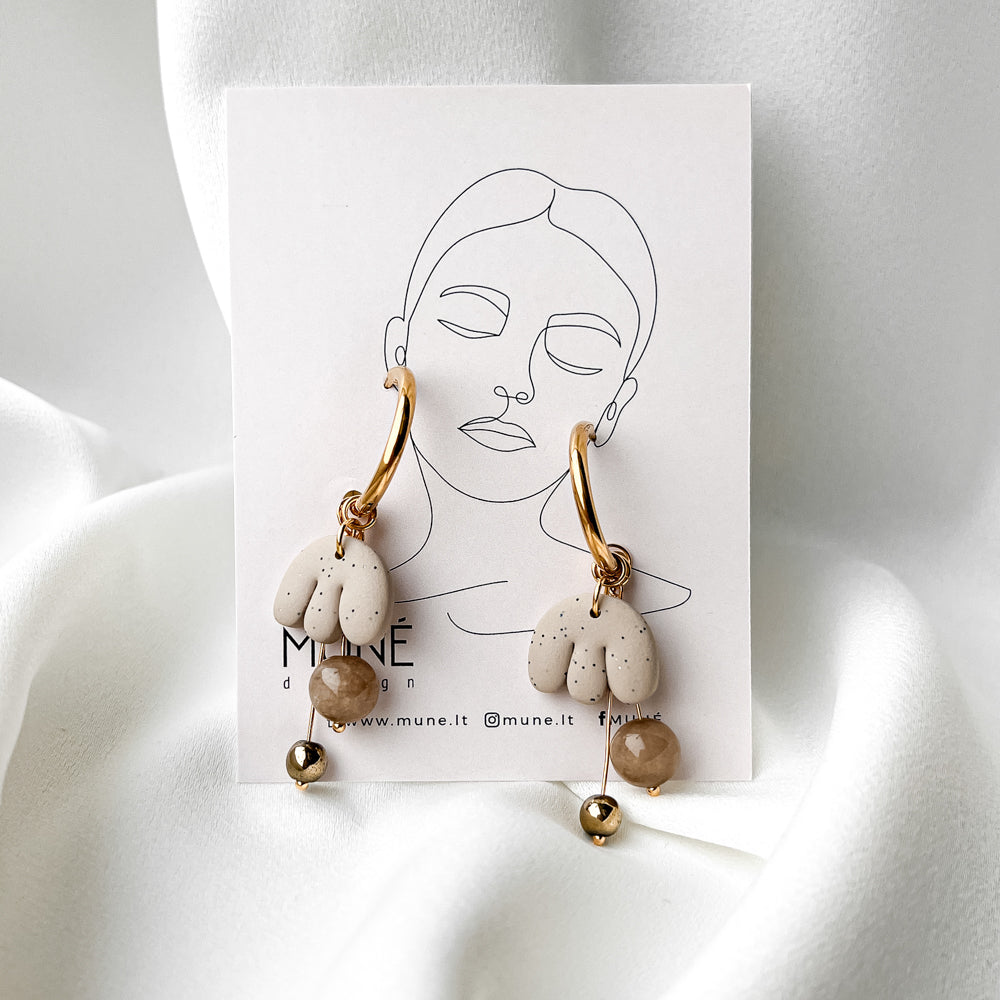 Hoop Earrings | Blossom_sand