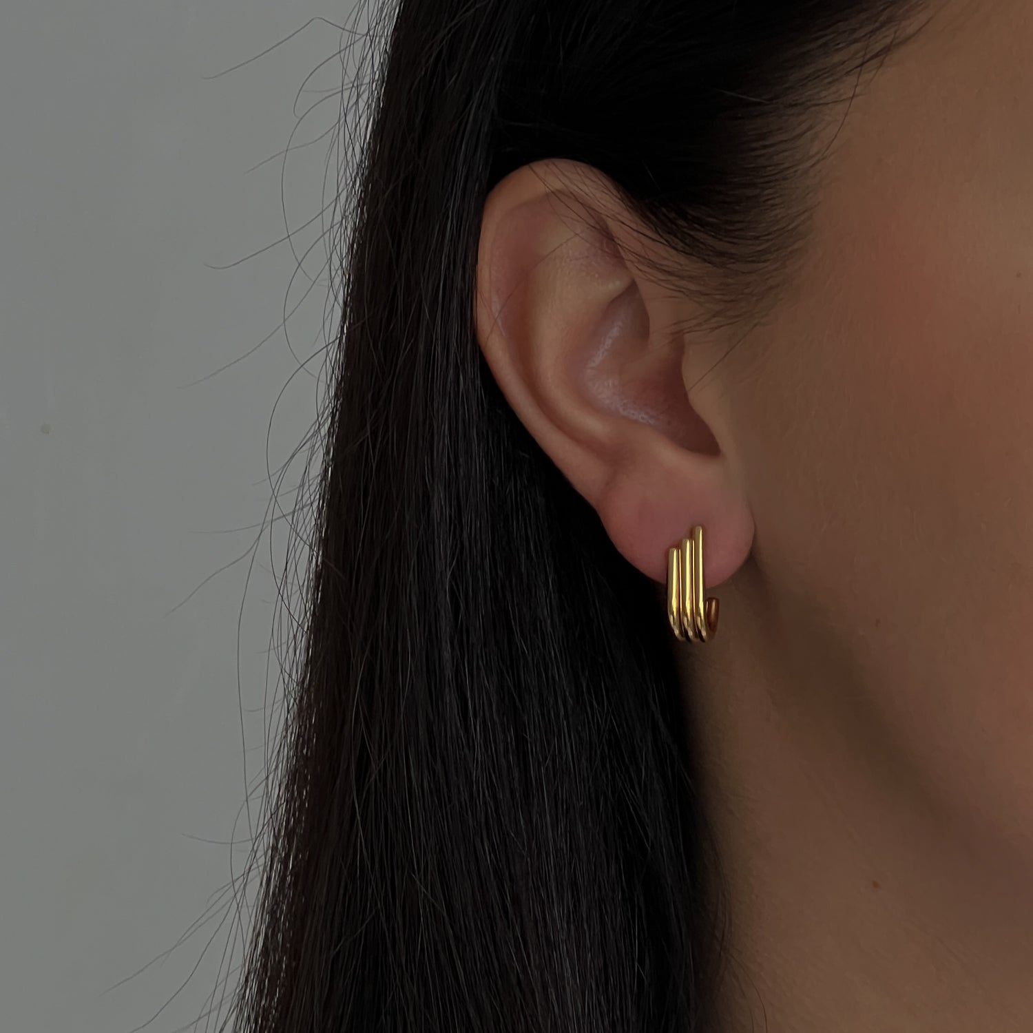 Gold colour studs