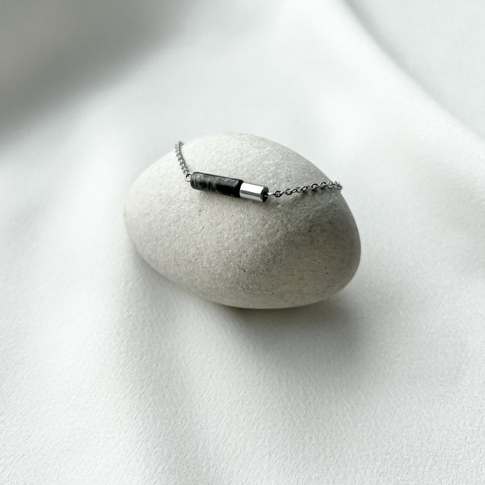Natural stones minimal bracelets_stainless steel