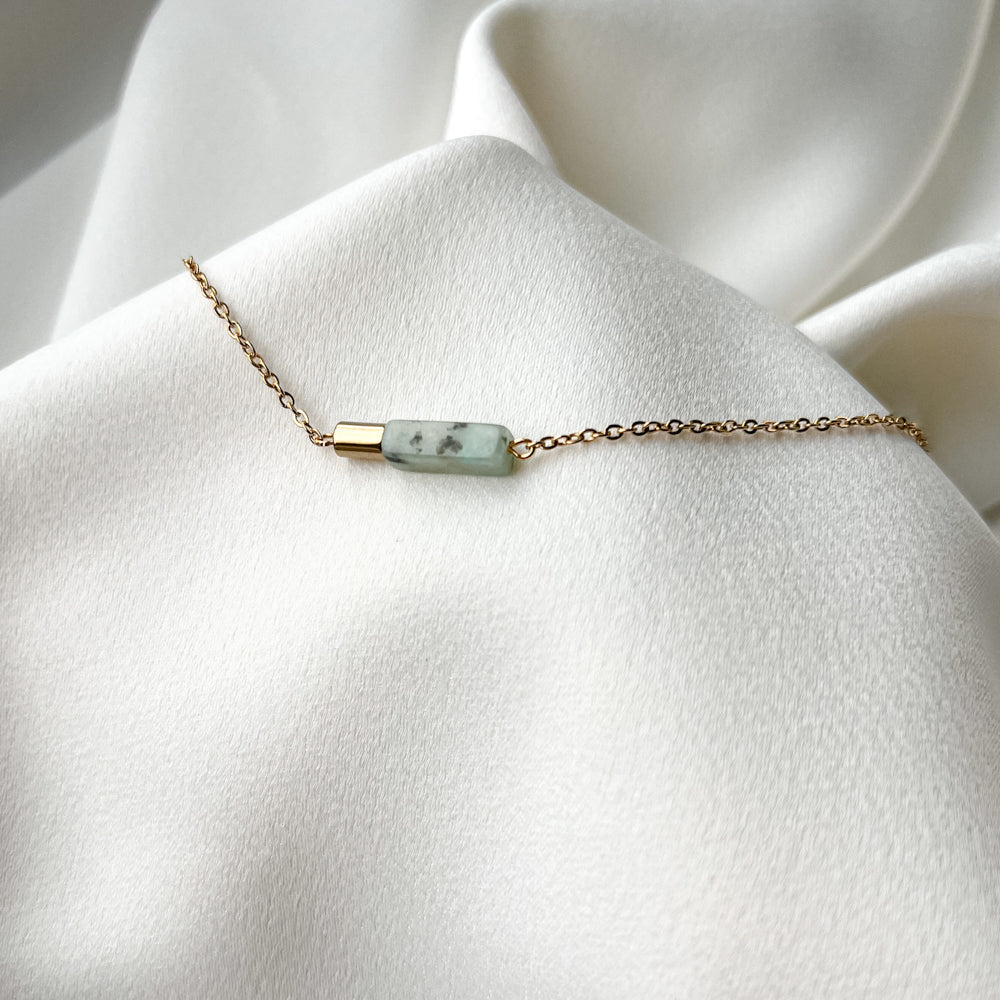 Jasper chain necklace