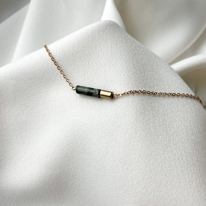Kambaba jasper chain necklace