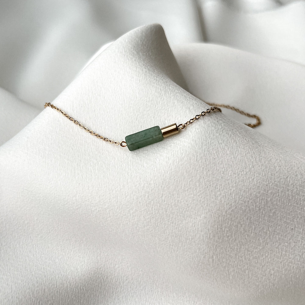 Jade chain necklace