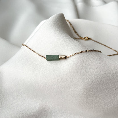 Jade chain necklace