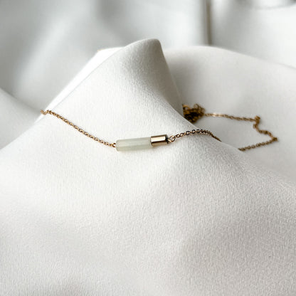 Amazonite chain necklace