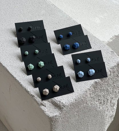 Geometric earrings - K_small_black