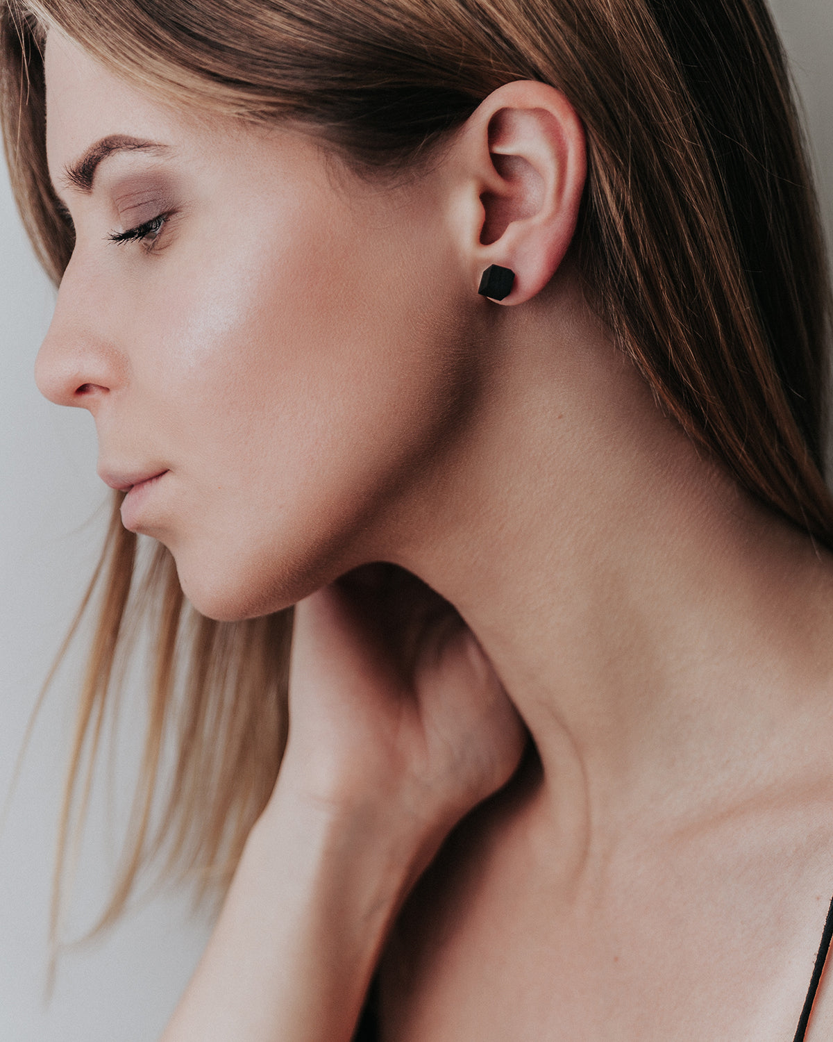 Geometric earrings - KUB_black